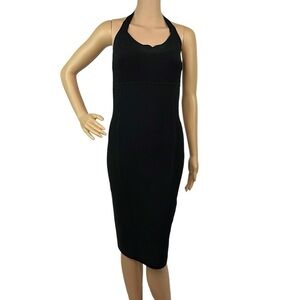 RALPH LAUREN Black Label Halter Bodycon Dress Women's Size Medium